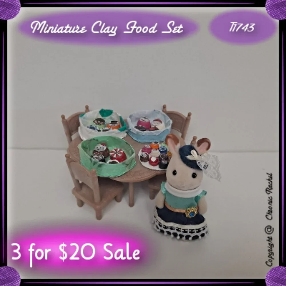 4-Pack Glued Together Holiday Desserts Baskets